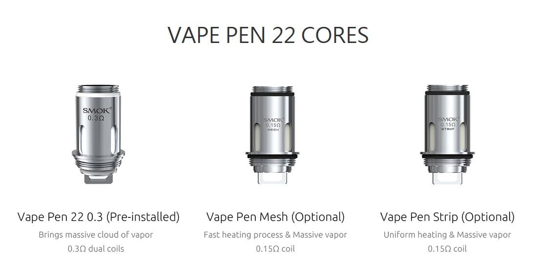 SMOK Vape Pen 22 Coil 0.3ohm SMOK Vape Pen 22 Coil 0.3ohm