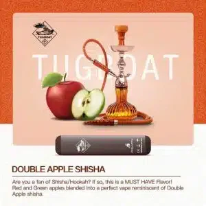 tugboat-V2-double-apple-shisha-disposable-pods