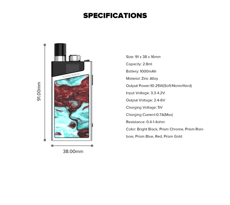 SMOK Trinity Alpha Pod System Kit